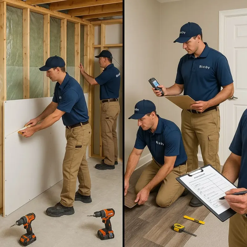 Repairs and Reconstruction process in Penn Hills, PA